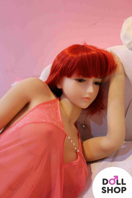 Силиконовая кукла красноволосая Эми 158см